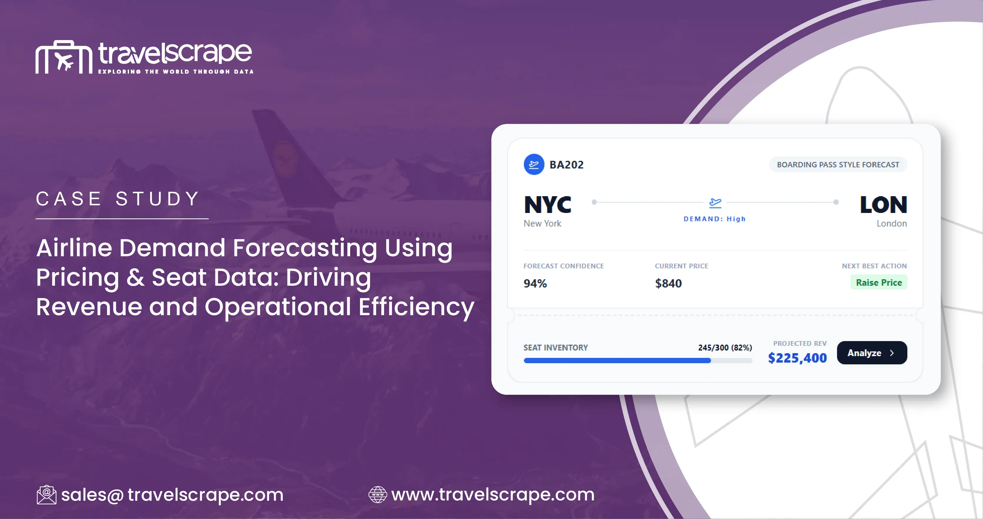 Airline Demand Forecasting Using Pricing & Seat Data